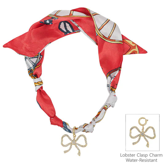 Knotted Scarf Necklace - 1 Charm-Jewelry-Podos Boutique, a Women's Fashion Boutique Located in Calera, AL