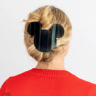 Disney: Mickey and Minnie Shaped Flat Hair Clip-Hair Accessories-Podos Boutique, a Women's Fashion Boutique Located in Calera, AL