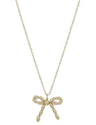 Bow Necklace-Podos Boutique, a Women's Fashion Boutique Located in Calera, AL