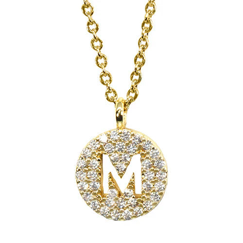 Maya J Love Letter Initial Necklace-Jewelry-Podos Boutique, a Women's Fashion Boutique Located in Calera, AL