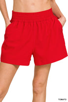 Soft Woven Lined Shorts-Shorts-Podos Boutique, a Women's Fashion Boutique Located in Calera, AL