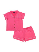 SS Soft PJ Short Set-Lounge Wear-Podos Boutique, a Women's Fashion Boutique Located in Calera, AL