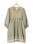 Maeve Green Dress-Short Dresses-Podos Boutique, a Women's Fashion Boutique Located in Calera, AL