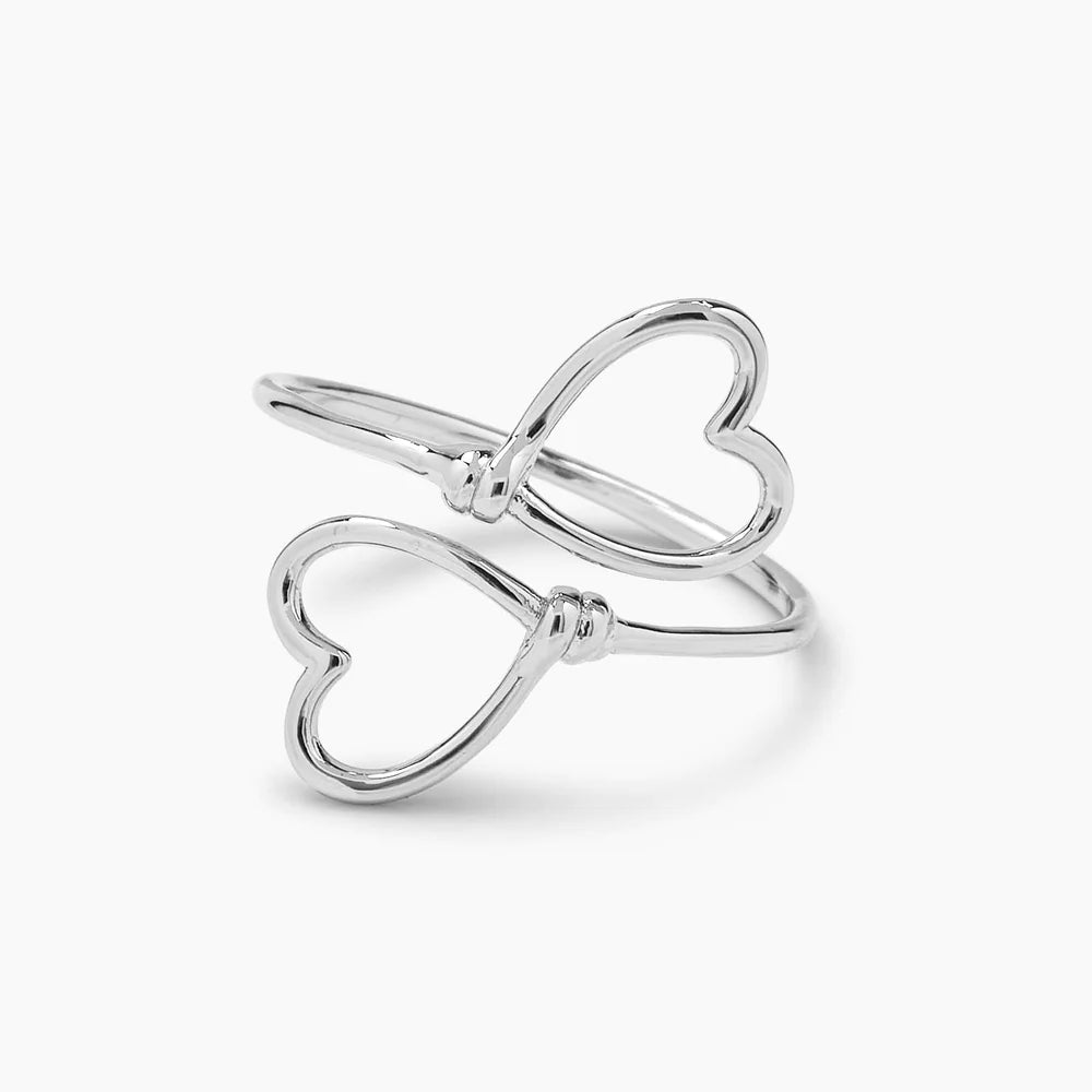 PV Wire Heart Ring-Rings-Podos Boutique, a Women's Fashion Boutique Located in Calera, AL
