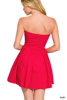 Fit & Flare Mini Dress-Short Dresses-Podos Boutique, a Women's Fashion Boutique Located in Calera, AL