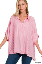 Autumn Skies Top-Short Sleeves-Podos Boutique, a Women's Fashion Boutique Located in Calera, AL