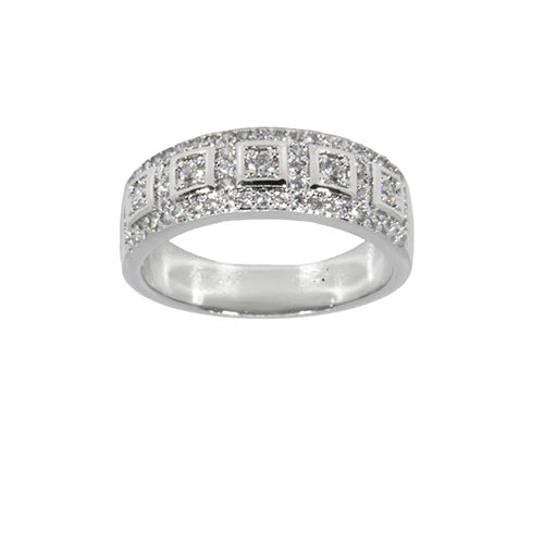 Maya J Modern Classic Ring-Jewelry-Podos Boutique, a Women's Fashion Boutique Located in Calera, AL