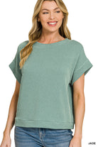 Ready For The Day Top-Fashion Tops-Podos Boutique, a Women's Fashion Boutique Located in Calera, AL