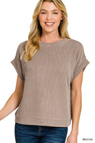 Ready For The Day Top-Fashion Tops-Podos Boutique, a Women's Fashion Boutique Located in Calera, AL