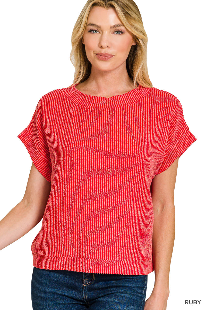 Ready For The Day Top-Fashion Tops-Podos Boutique, a Women's Fashion Boutique Located in Calera, AL