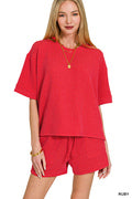 Think About It Short Set-Sets-Podos Boutique, a Women's Fashion Boutique Located in Calera, AL