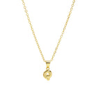 Savy Mini Initial Necklace-Podos Boutique, a Women's Fashion Boutique Located in Calera, AL