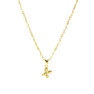 Savy Mini Initial Necklace-Podos Boutique, a Women's Fashion Boutique Located in Calera, AL