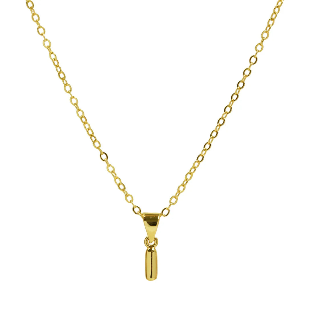 Savy Mini Initial Necklace-Podos Boutique, a Women's Fashion Boutique Located in Calera, AL