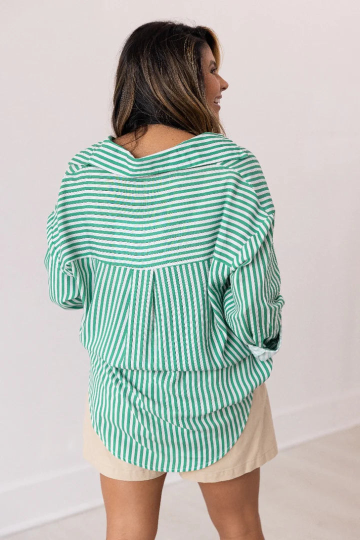 The Kathryn Button-Up-Fashion Tops-Podos Boutique, a Women's Fashion Boutique Located in Calera, AL