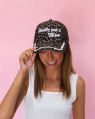 "Literally Just A Mom' Hat-Hats-Podos Boutique, a Women's Fashion Boutique Located in Calera, AL