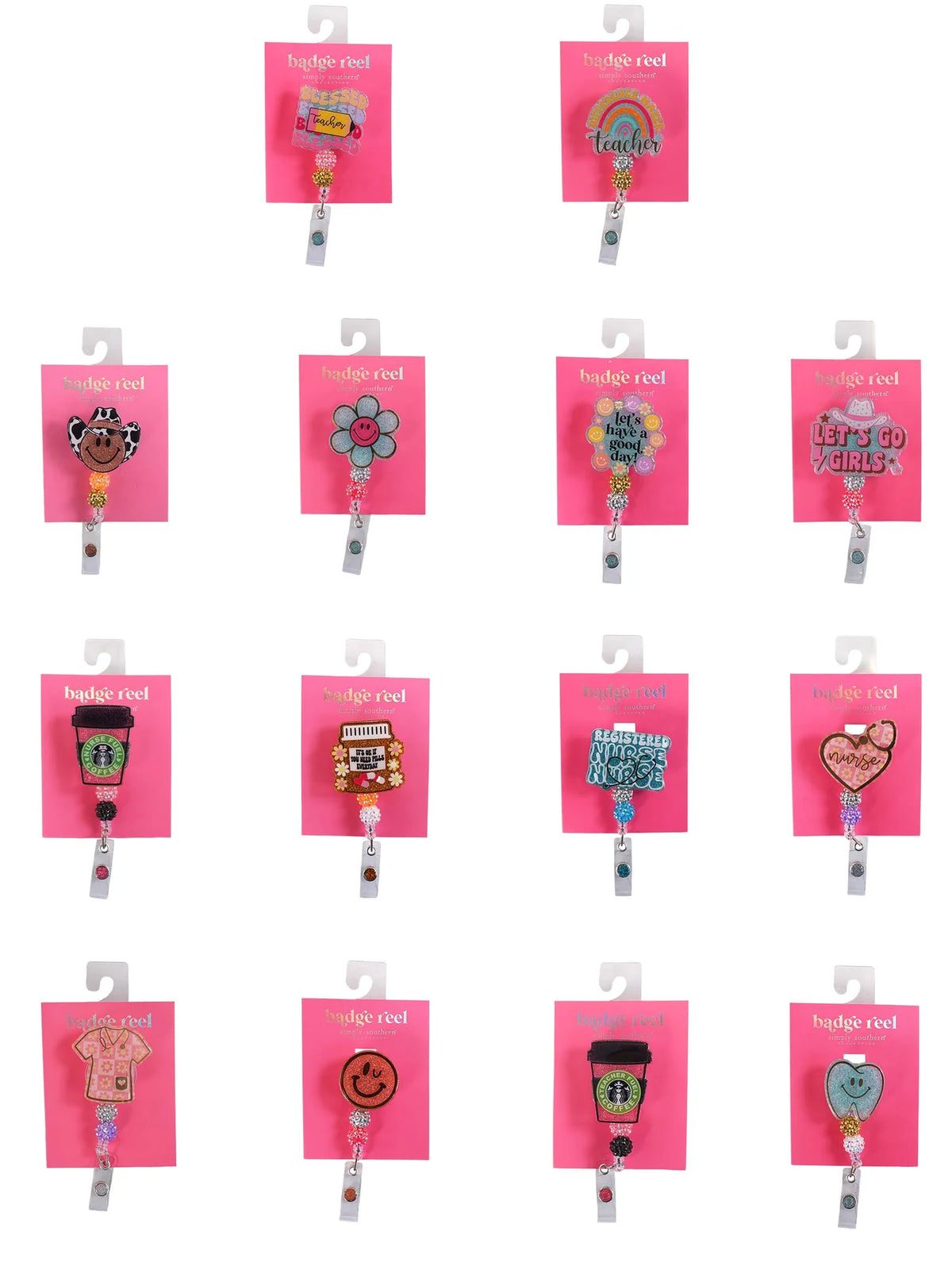 SS Badge Reel-Podos Boutique, a Women's Fashion Boutique Located in Calera, AL