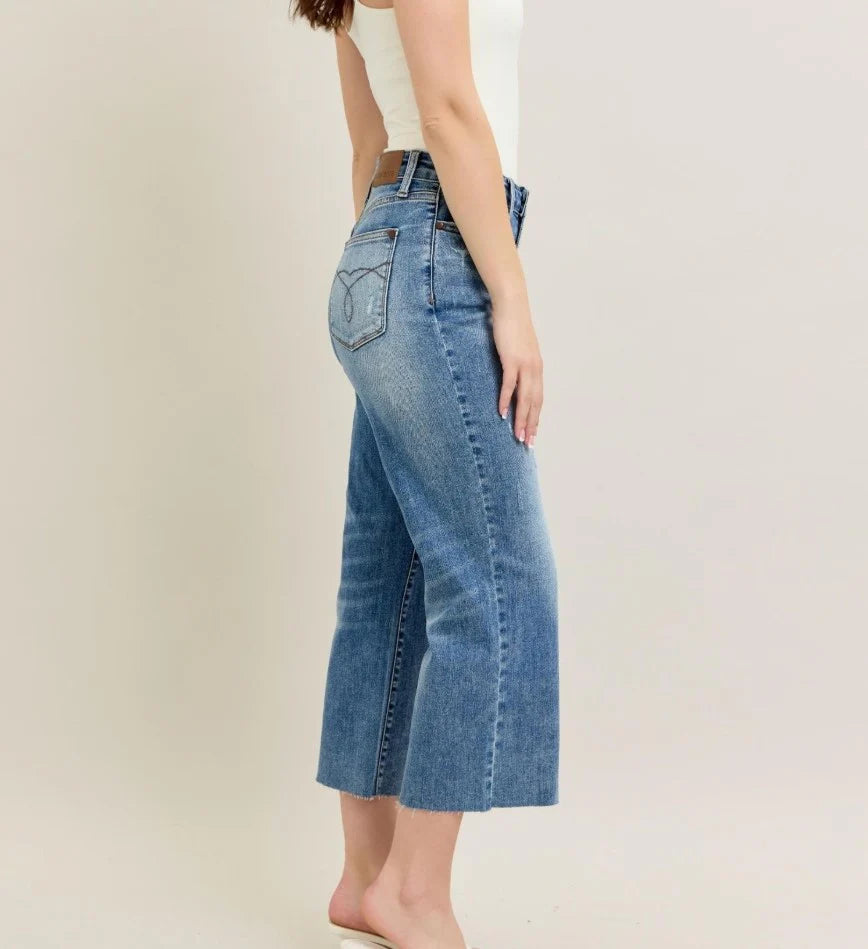JB HW Wide Crop Jean-Jeans-Podos Boutique, a Women's Fashion Boutique Located in Calera, AL
