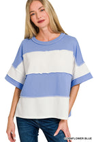 Color Block Favorite Top-Fashion Tops-Podos Boutique, a Women's Fashion Boutique Located in Calera, AL