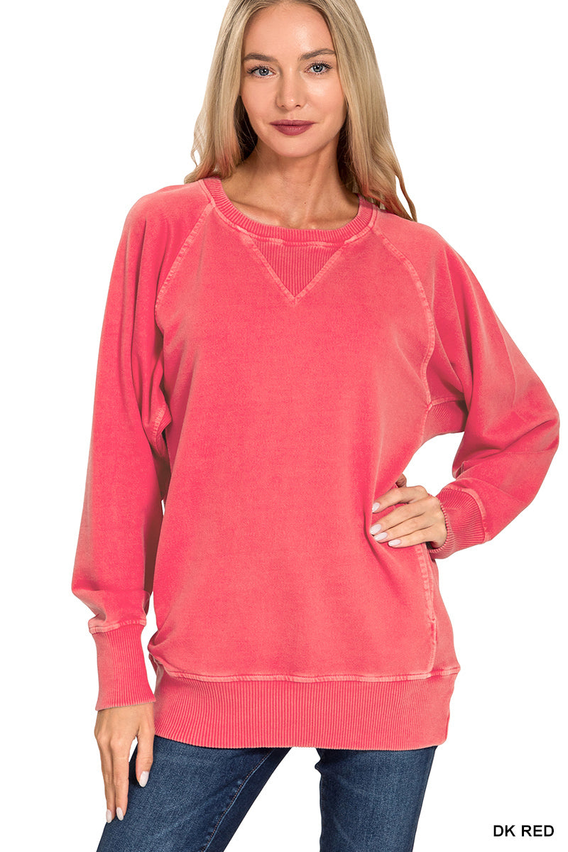 Take Me Home Pullover-Long Sleeves-Podos Boutique, a Women's Fashion Boutique Located in Calera, AL