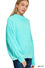 Mock Neck Raw Seam Chenille Sweater-Sweaters-Podos Boutique, a Women's Fashion Boutique Located in Calera, AL