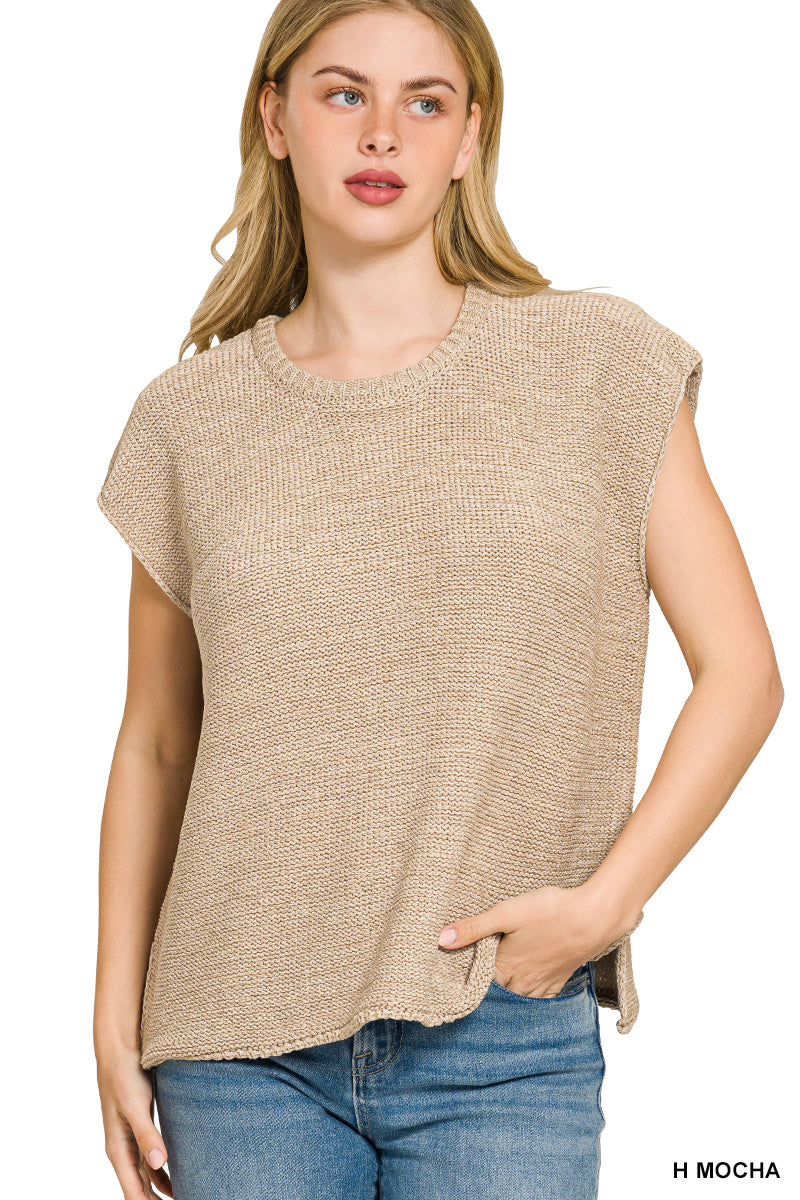 Time To Go Sweater Vest-Fashion Tops-Podos Boutique, a Women's Fashion Boutique Located in Calera, AL