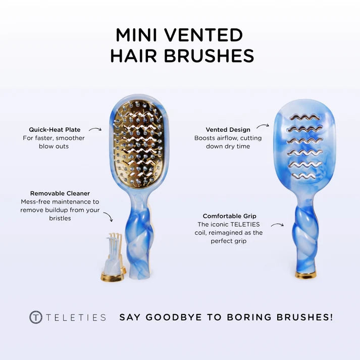 Vented Hair Brush - Mini Size-Hair Accessories-Podos Boutique, a Women's Fashion Boutique Located in Calera, AL