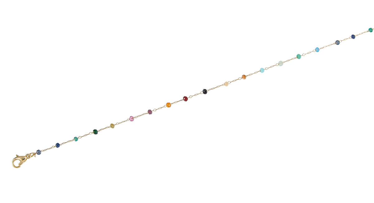 AC's 15" Crystal Necklace-Necklaces-Podos Boutique, a Women's Fashion Boutique Located in Calera, AL