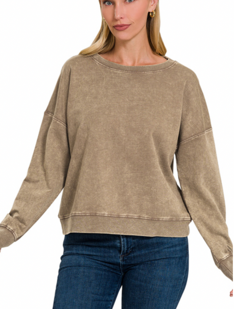 Lyric Sweatshirt-Sweaters-Podos Boutique, a Women's Fashion Boutique Located in Calera, AL