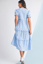 Sky's The Limit Dress-Midi Dresses-Podos Boutique, a Women's Fashion Boutique Located in Calera, AL