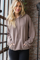 Vintage Rib Top Hoodie-Apparel & Accessories-Podos Boutique, a Women's Fashion Boutique Located in Calera, AL