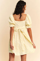 Pearls and Flowers Dress-Short Dresses-Podos Boutique, a Women's Fashion Boutique Located in Calera, AL
