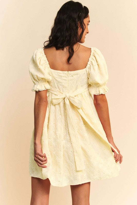Pearls and Flowers Dress-Short Dresses-Podos Boutique, a Women's Fashion Boutique Located in Calera, AL