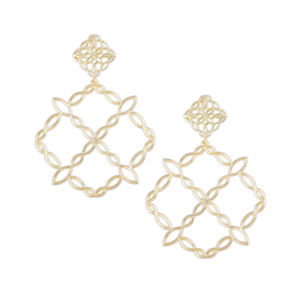 Bloom Statement Earrings-Earrings-Podos Boutique, a Women's Fashion Boutique Located in Calera, AL