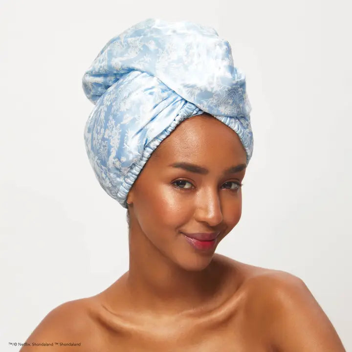 Kitsch X Bridgerton Satin Wrapped Hair Towel-Beauty & Bath-Podos Boutique, a Women's Fashion Boutique Located in Calera, AL