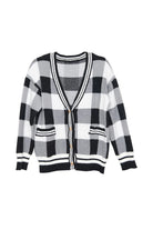 Plaid is Always In Cardigan-Cardigans & Kimonos-Podos Boutique, a Women's Fashion Boutique Located in Calera, AL