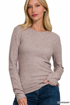 Long Sleeve Round Neck-Long Sleeves-Podos Boutique, a Women's Fashion Boutique Located in Calera, AL