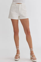 Sarah Jane Shorts-Shorts-Podos Boutique, a Women's Fashion Boutique Located in Calera, AL