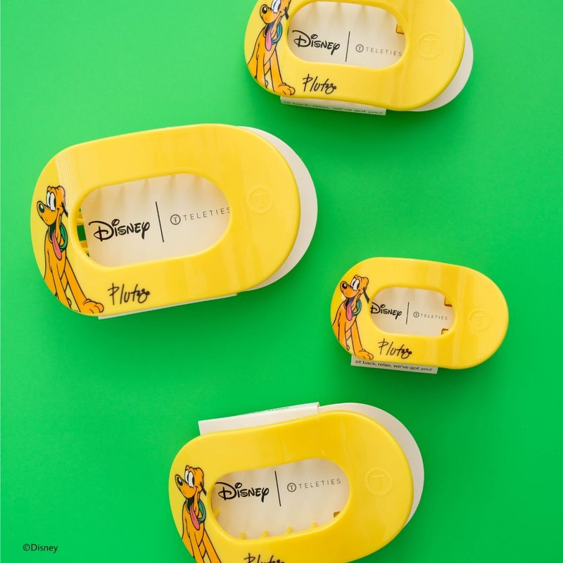 Teleties Disney Flat Round Hair Clip-Hair Accessories-Podos Boutique, a Women's Fashion Boutique Located in Calera, AL