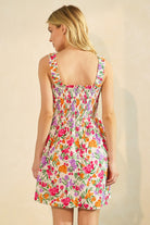 Fields of Flowers Dress-Short Dresses-Podos Boutique, a Women's Fashion Boutique Located in Calera, AL