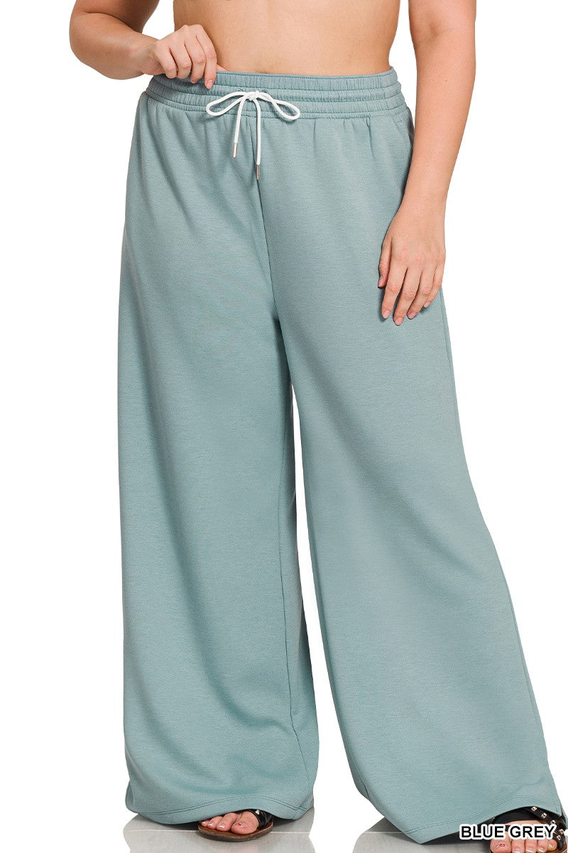 Scuba Drawstring Pants-Podos Boutique, a Women's Fashion Boutique Located in Calera, AL
