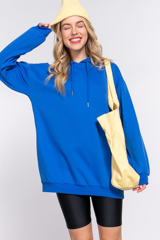 Oversized Tunic Hoody-Boutique Items. - Boutique Apparel - Ladies - Top It Off - Fashion Tops-Podos Boutique, a Women's Fashion Boutique Located in Calera, AL