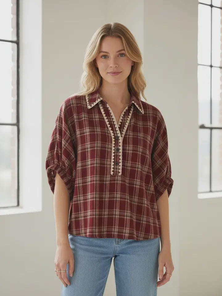 Favorite Traditions Top-Fashion Tops-Podos Boutique, a Women's Fashion Boutique Located in Calera, AL