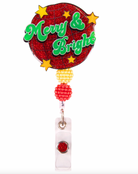 SS Holiday Badge Reel-Badge Reels-Podos Boutique, a Women's Fashion Boutique Located in Calera, AL
