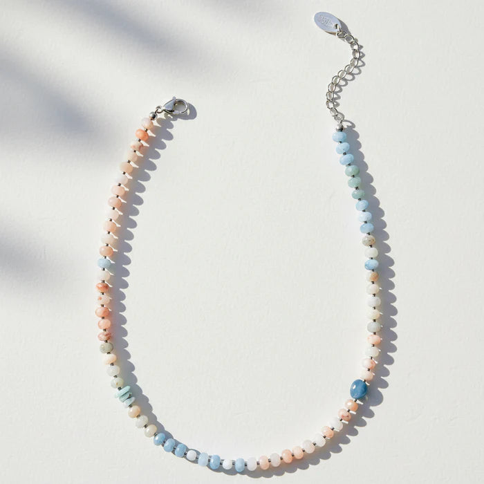 Colorful Stone Necklace-Jewelry-Podos Boutique, a Women's Fashion Boutique Located in Calera, AL