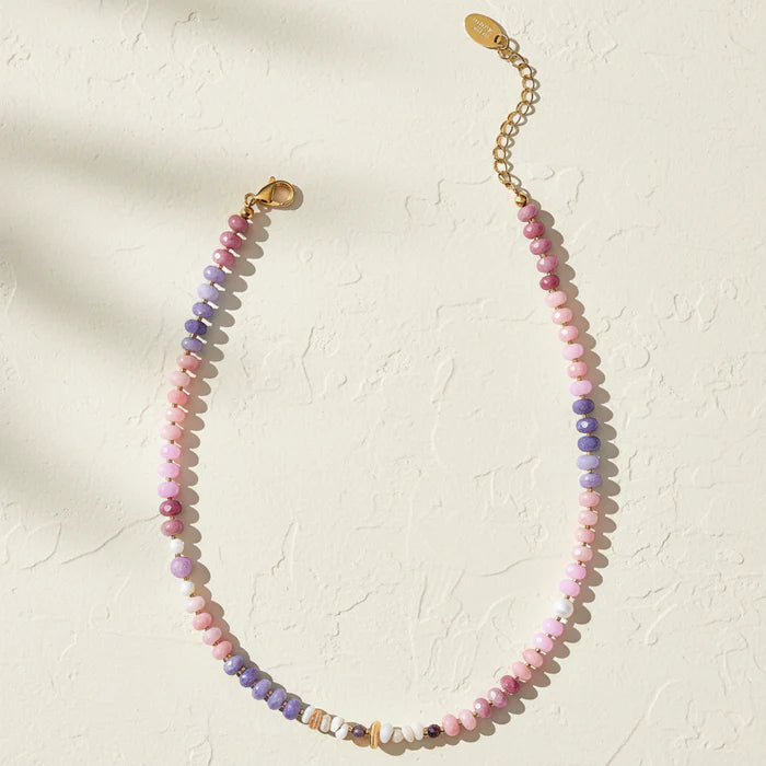 Colorful Stone Necklace-Jewelry-Podos Boutique, a Women's Fashion Boutique Located in Calera, AL