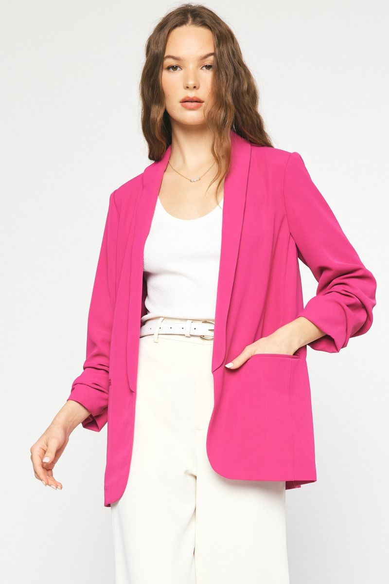Enter With A Statement Blazer-Jackets-Podos Boutique, a Women's Fashion Boutique Located in Calera, AL