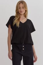 Beginning Point Top-Fashion Tops-Podos Boutique, a Women's Fashion Boutique Located in Calera, AL