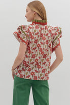 Fall Bloom Top-Fashion Tops-Podos Boutique, a Women's Fashion Boutique Located in Calera, AL