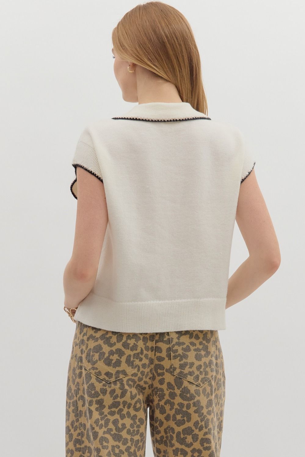 The Cream On Top Top-Fashion Tops-Podos Boutique, a Women's Fashion Boutique Located in Calera, AL